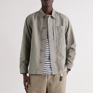 New Norse Projects Kyle Cotton-Linen Jacket Gray